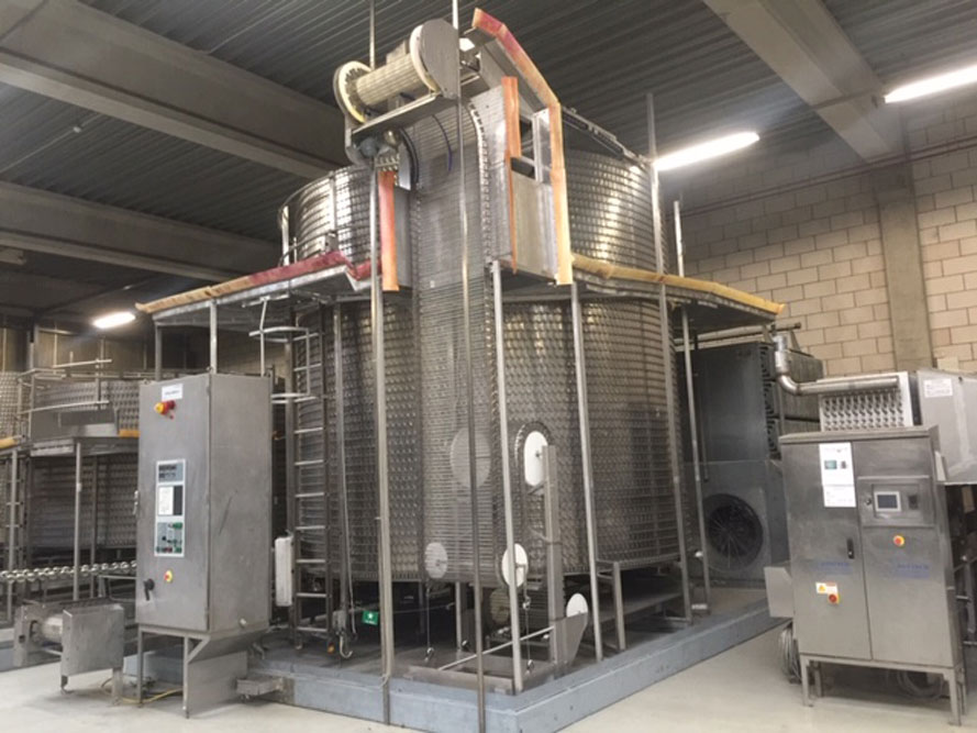 Used Spiral Freezers, Tunnel freezers, IQF Freezers, Flow Freezers, Blast Freezers, Plate